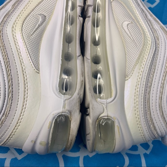 Nike Air max 97 Women’s size 7.5 triple white vast grey wmns running shoes rare - Picture 9 of 11